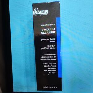 NEW dr. brandt Pores No More® Vacuum Cleaner® Pore Purifying Mask